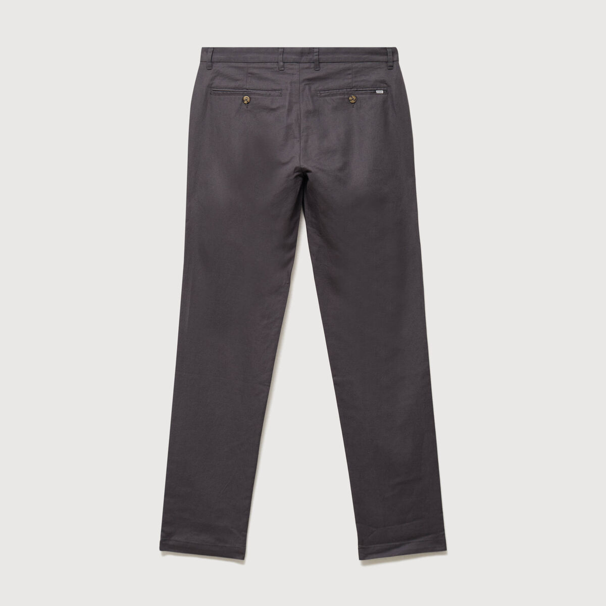 Pantalon chino gris fonc&eacute; homme
