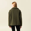 Manteau vert kaki femme