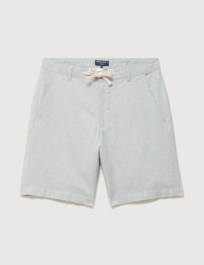 Bermuda vert clair homme