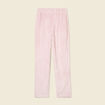 Tregging velours 7/8ème rose pastel femme