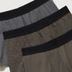 Lot de 3 boxers vert fonc&eacute; homme