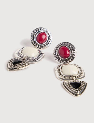 Boucles d'oreilles camel femme