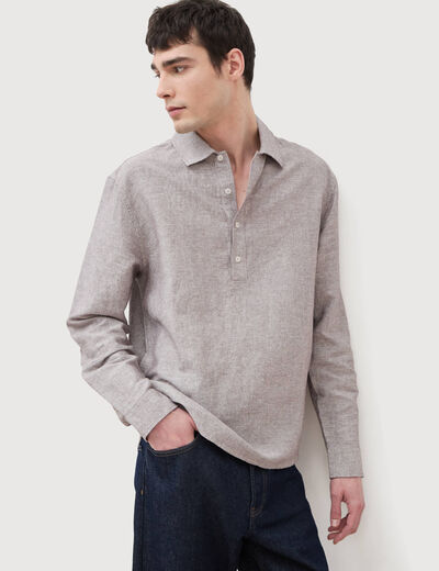 Chemise Mountain Hardwear Homme - Vert/marron - Manches Longues - Taille M - Occasion
