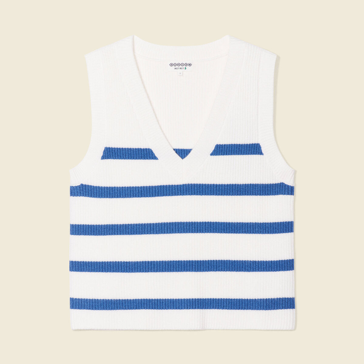 Pull éco-responsable ecru femme
