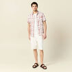 T-shirt manches courtes ecru homme