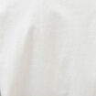 T-shirt col rond manches coudes en coton ecru homme