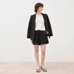 Short taille haute noir femme