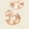 Boucles d'oreilles pendantes couleur or femme