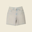 Bermuda droit en jean bleu ciel femme
