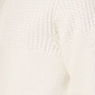 Pull manches longues fabriqué en France ecru homme