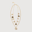 Collier couleur or femme