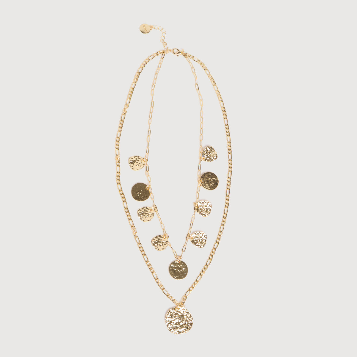 Collier couleur or femme