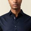 Chemise manches longues bleu marine homme