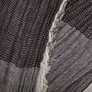 Foulard froiss&eacute; noir homme