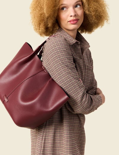 Sac cabas prune femme