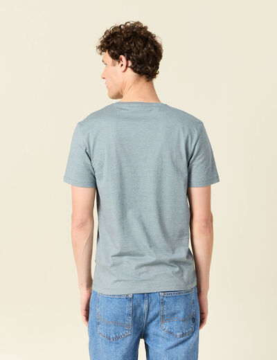 T-shirt éco-responsable vert foncé homme
