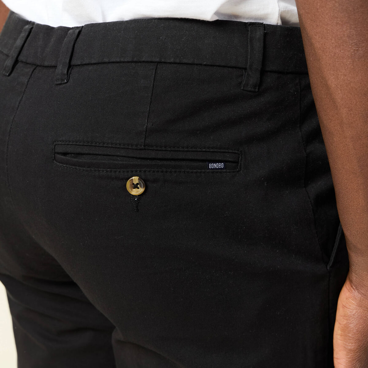 Pantalon slim Instinct chino noir homme