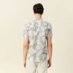 Chemise manches courtes vert kaki homme