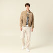 Blouson éco-responsable marron homme