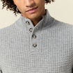 Pull manches longues gris homme