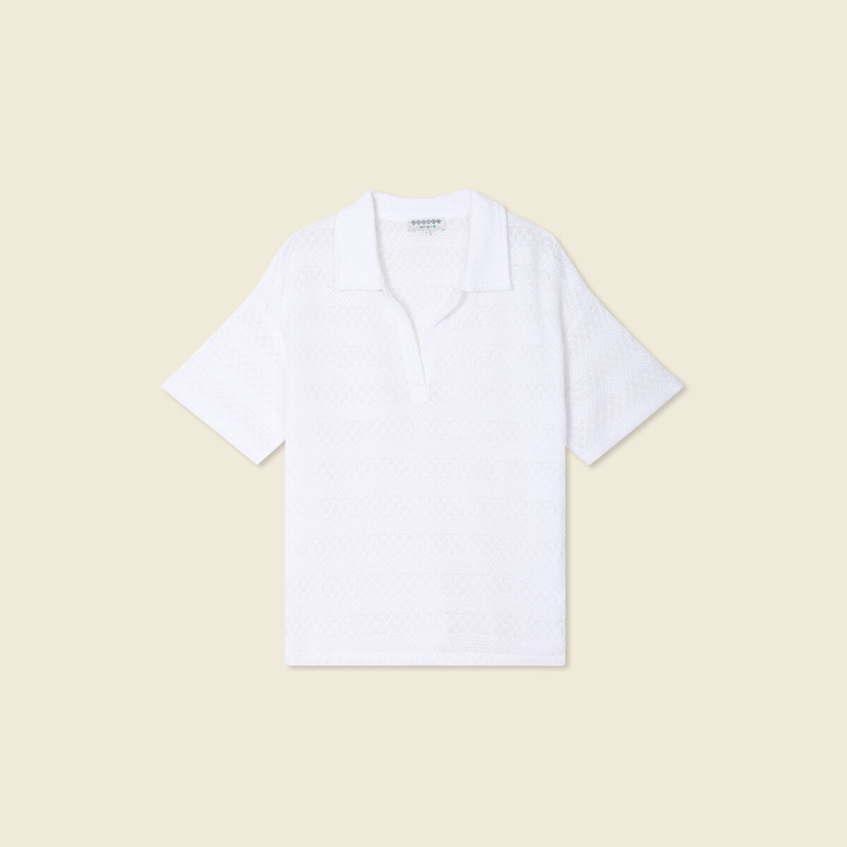 T-shirt manches courtes blanc femme