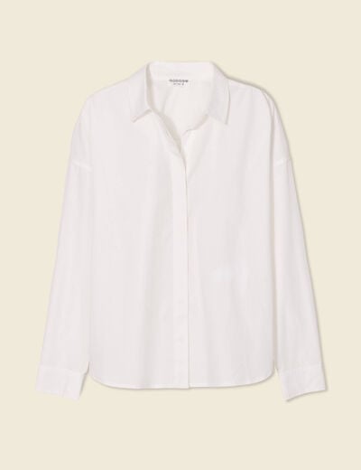 Chemise éco-responsable ecru femme