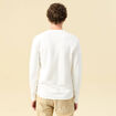 T-shirt manches longues ecru homme