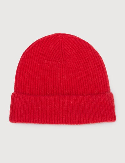 Bonnet rouge femme