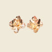Boucles d'oreilles clous couleur or femme
