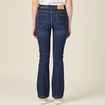 Jeans bootcut denim brut femme