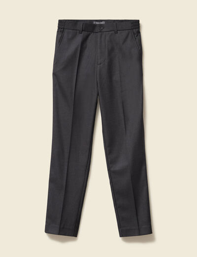 Pantalon gris fonc&eacute; homme
