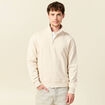 Sweat manches longues en coton sable homme