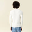 Pull manches longues ecru homme
