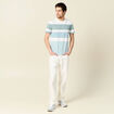 T-shirt manches courtes bleu pétrole homme