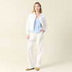 T-shirt manches courtes bleu clair femme
