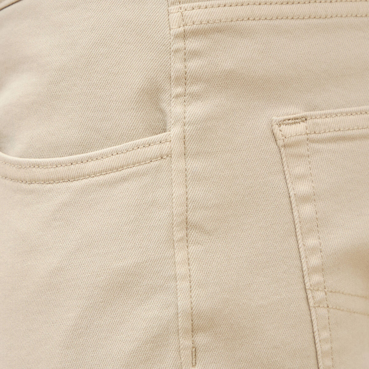 Jeans slim 5 poches denim beige homme