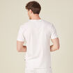 T-shirt manches courtes ecru homme