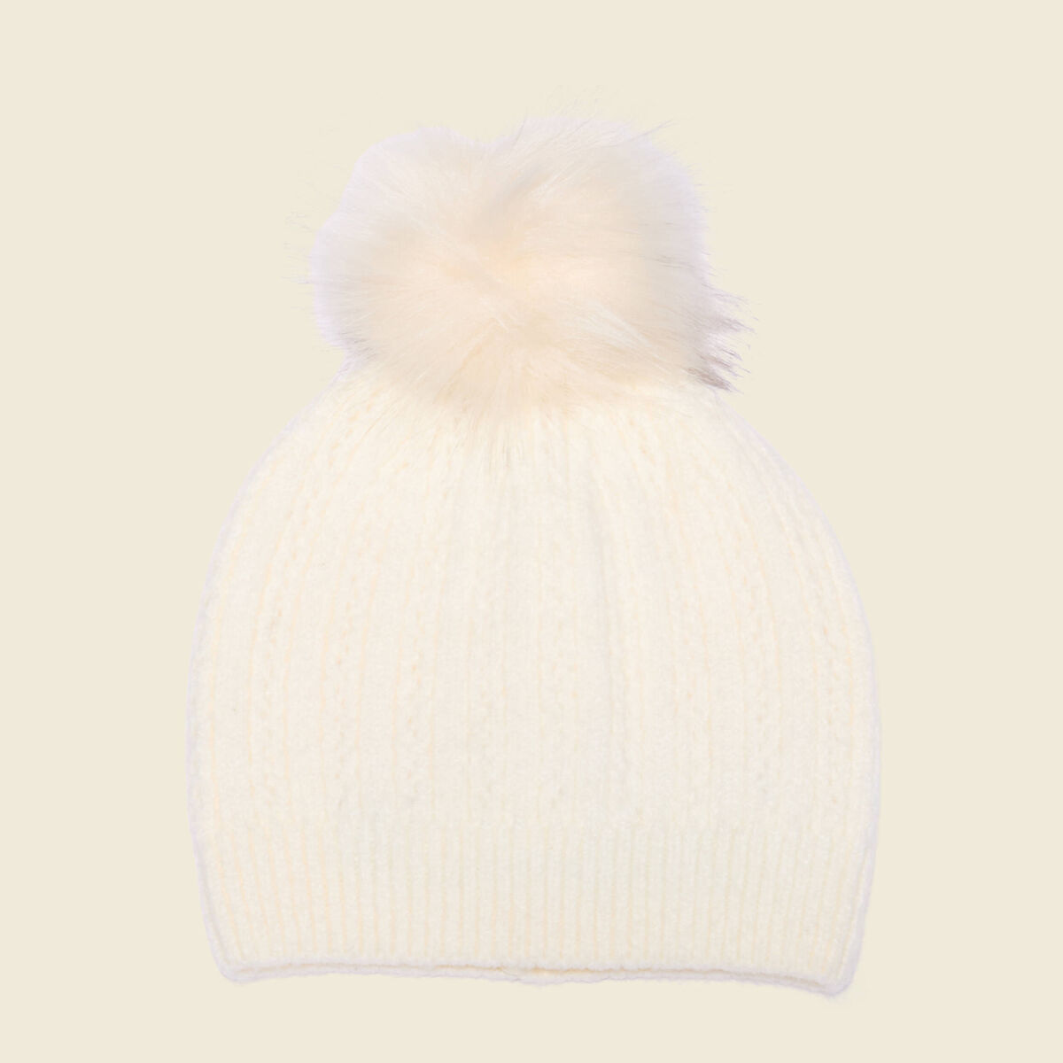 Bonnet ecru femme