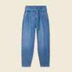 Jeans slouchy taille haute denim stone femme