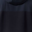 Sweat zipp&eacute; &agrave; capuche bleu marine homme