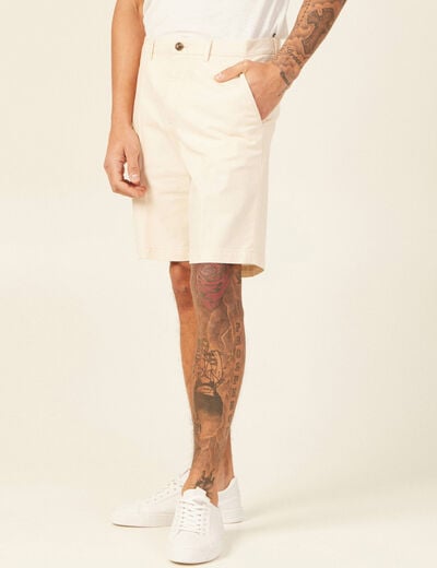 Short ecru homme
