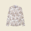 Chemise à manches longues blanc homme
