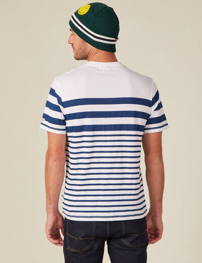 T-shirt SmileyWorld ecru homme
