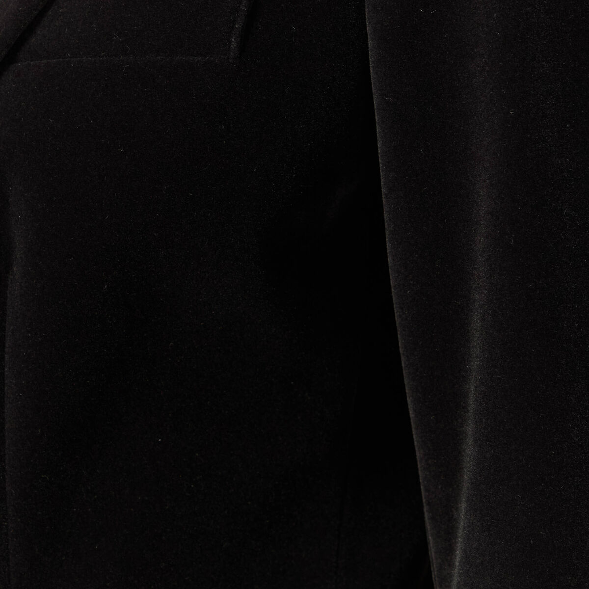 Veste blazer velours noir femme