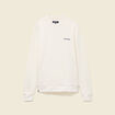 Sweat manches longues ecru homme
