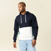 Sweat à capuche bleu marine homme