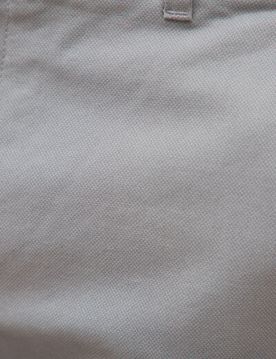 Pantalon chino slim gris homme