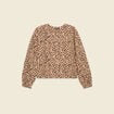 Gilet manches longues camel femme
