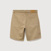 Bermuda en jean coton beige homme