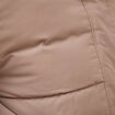 Doudoune &agrave; capuche taupe femme